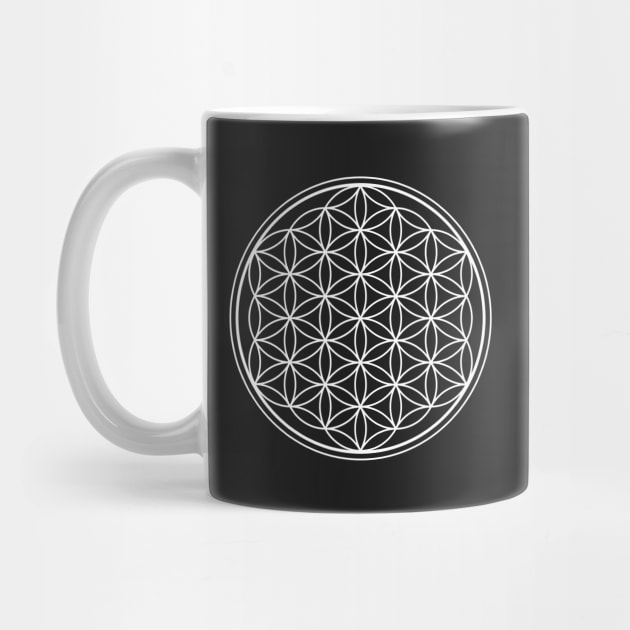 White Flower of life by kallyfactory